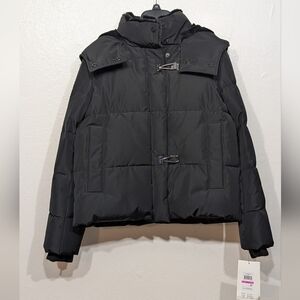 DKNY Black Bomber Jacket